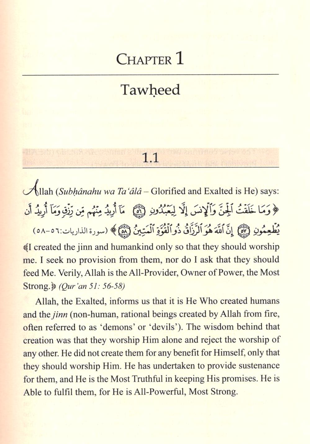 Kitab At-Tawheed Explained