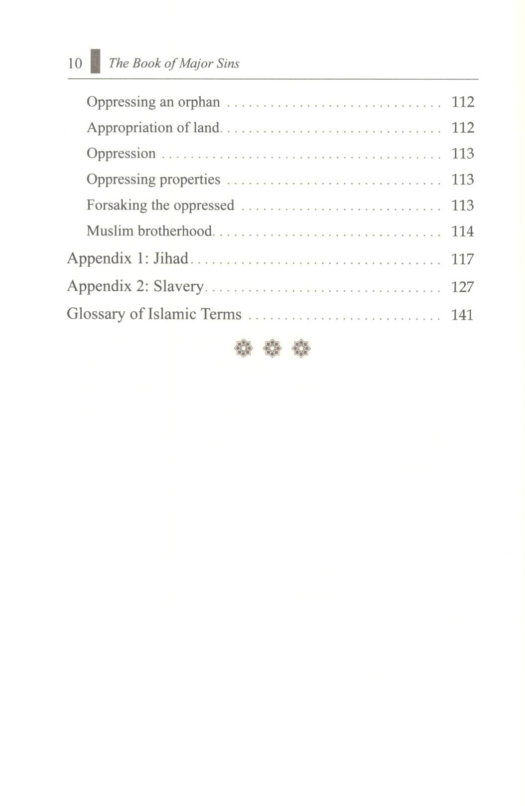 The Book Of Major Sins