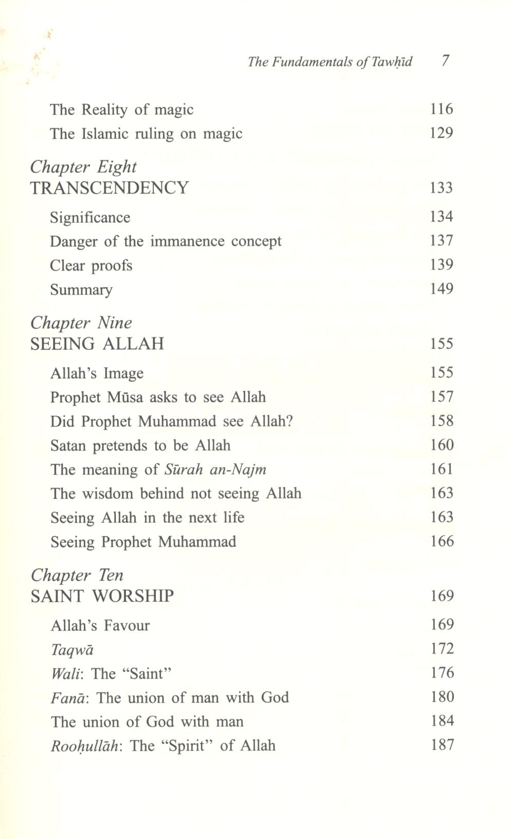 The Fundamentals Of Tawheed: Islamic Monotheism