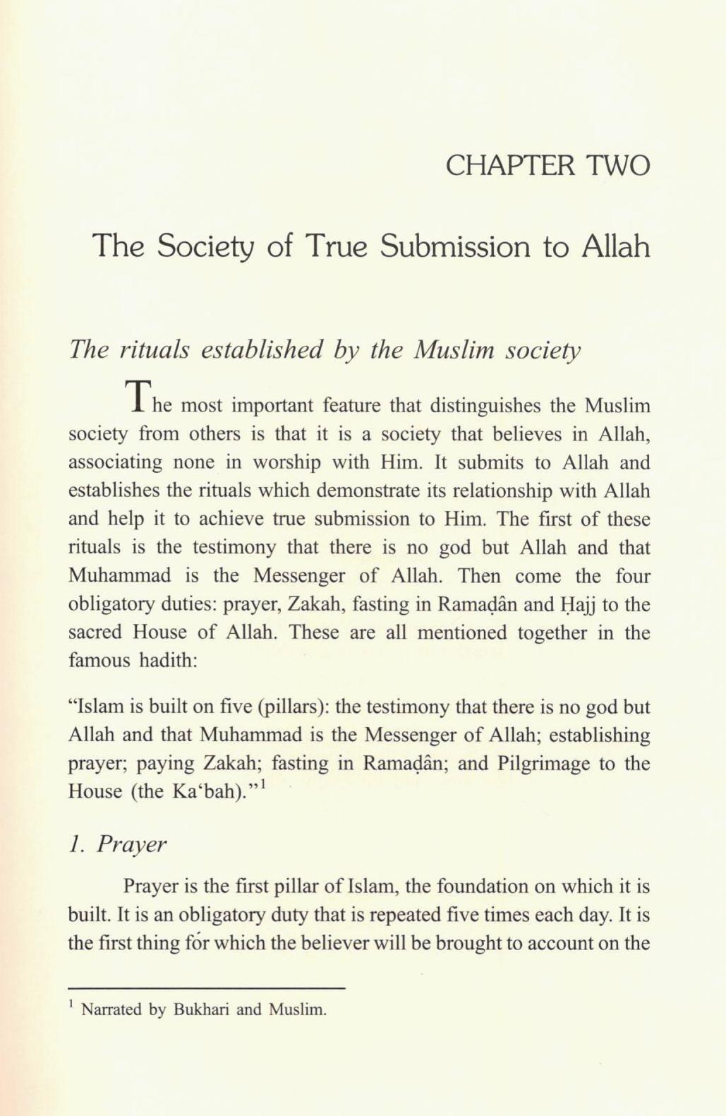 The Ideal Muslim Society