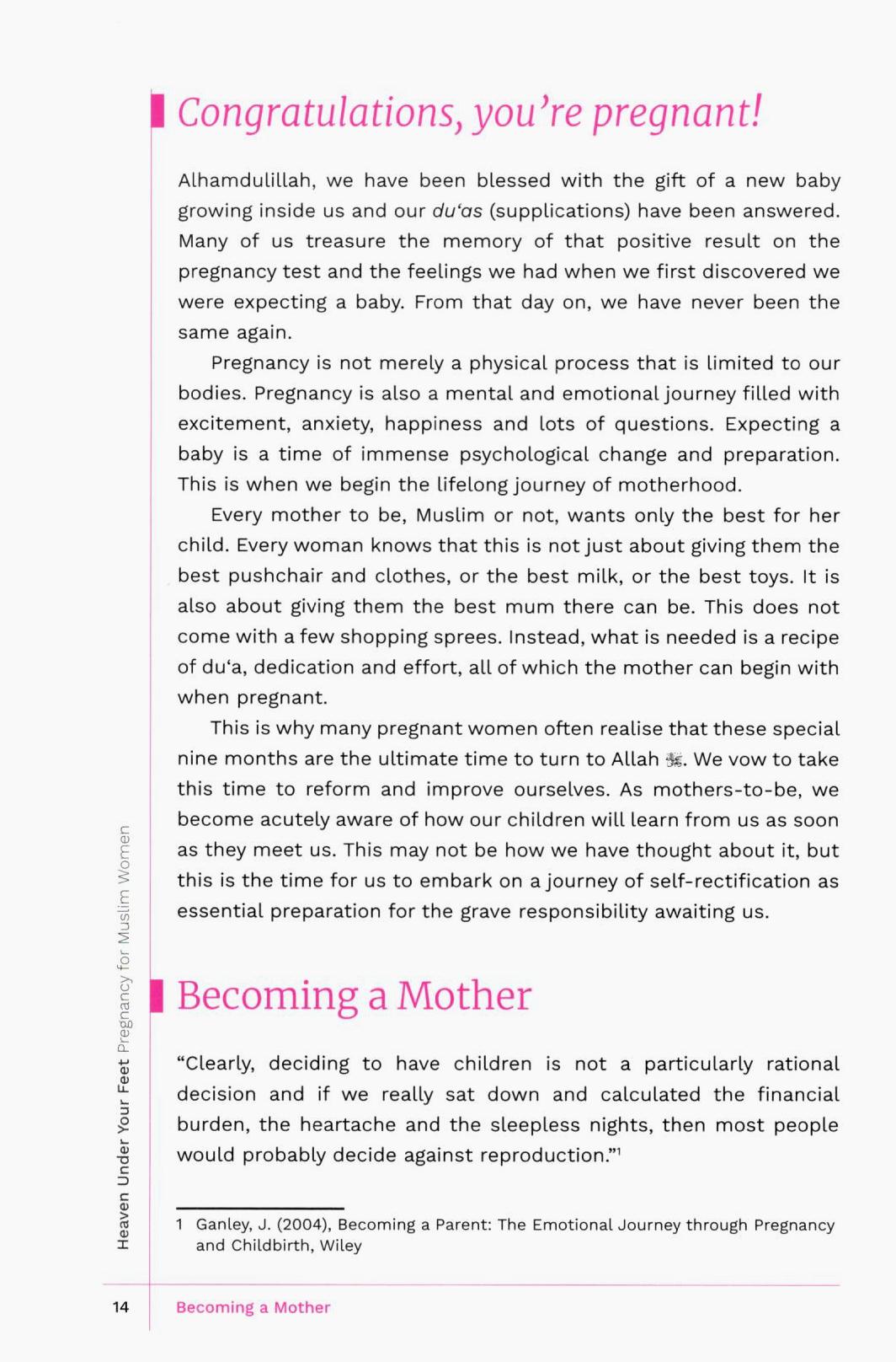 Heaven Under Your Feet - Pregnancy for Muslim Women