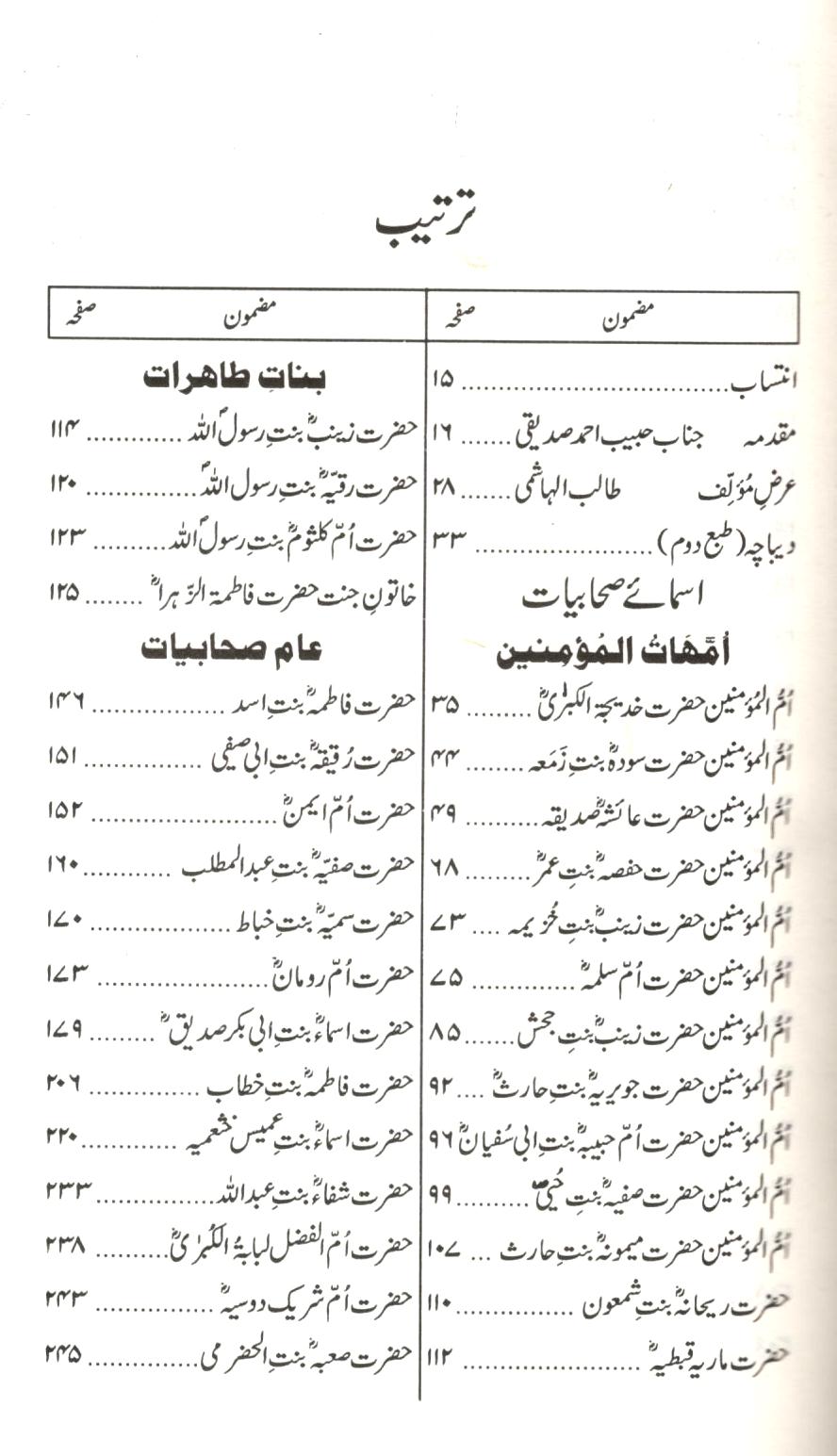 تذکار صحابيات