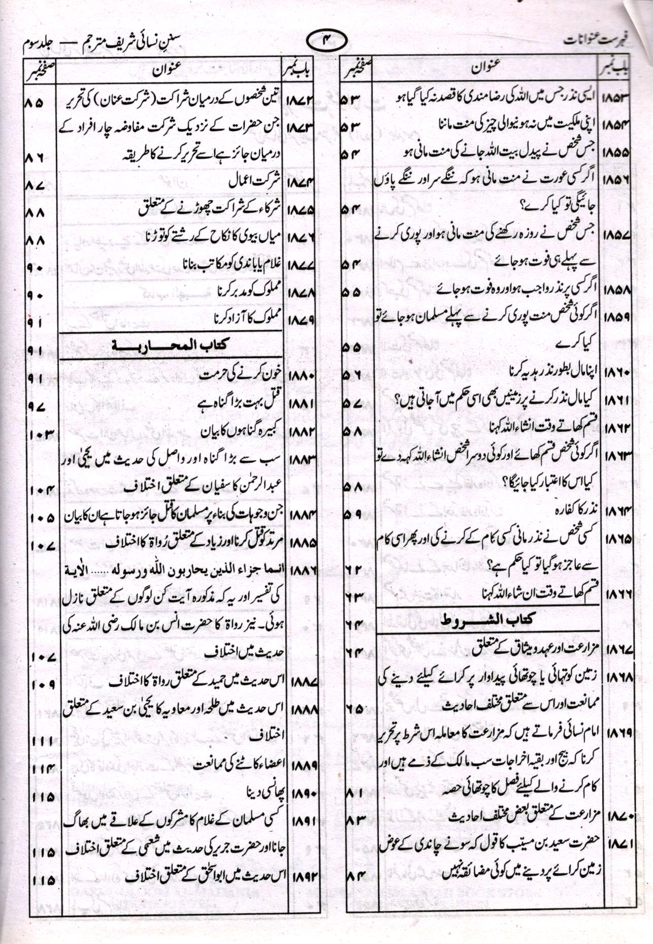سنن نسائی - ۳ جلدیں
