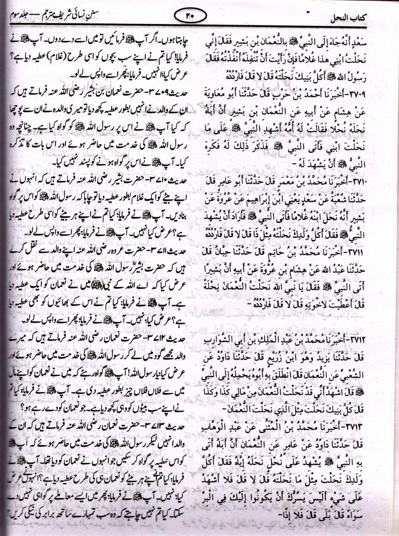 سنن نسائی - ۳ جلدیں