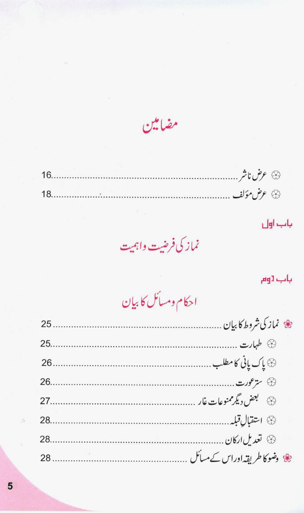 مسنون نماز اور روزمرہ کی دعاہیں