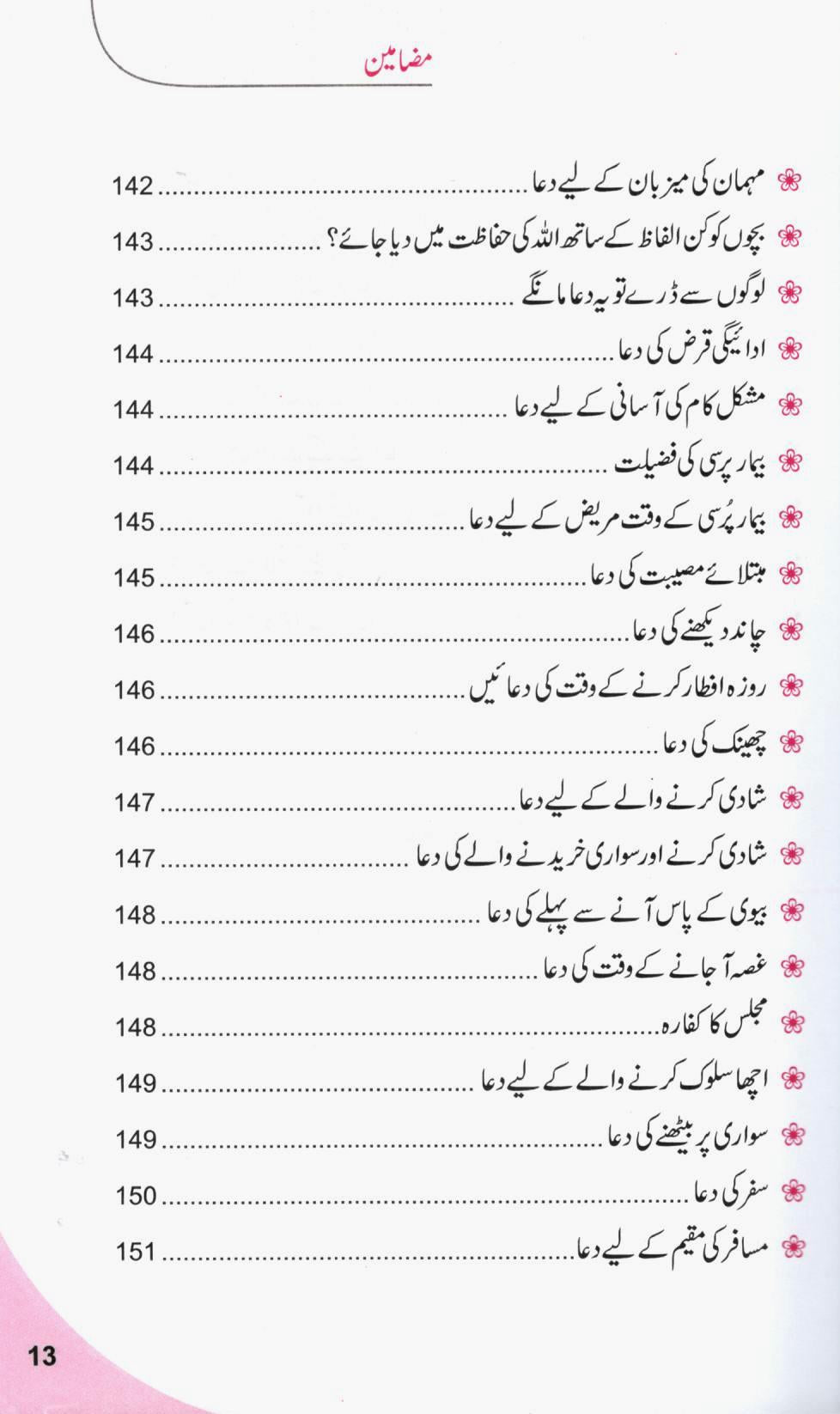 مسنون نماز اور روزمرہ کی دعاہیں