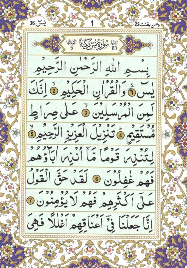 Surah Yaseen - Pocket sized