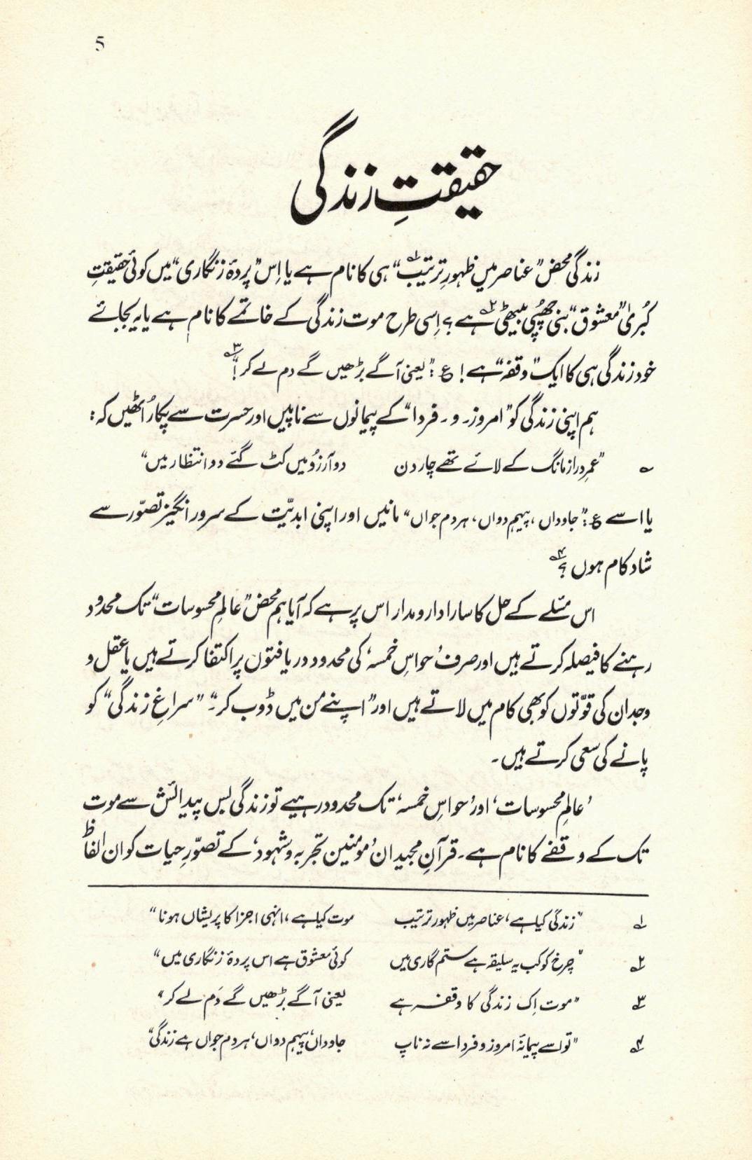 زندگی موت اور انسان - آئینہ قرآنی میں