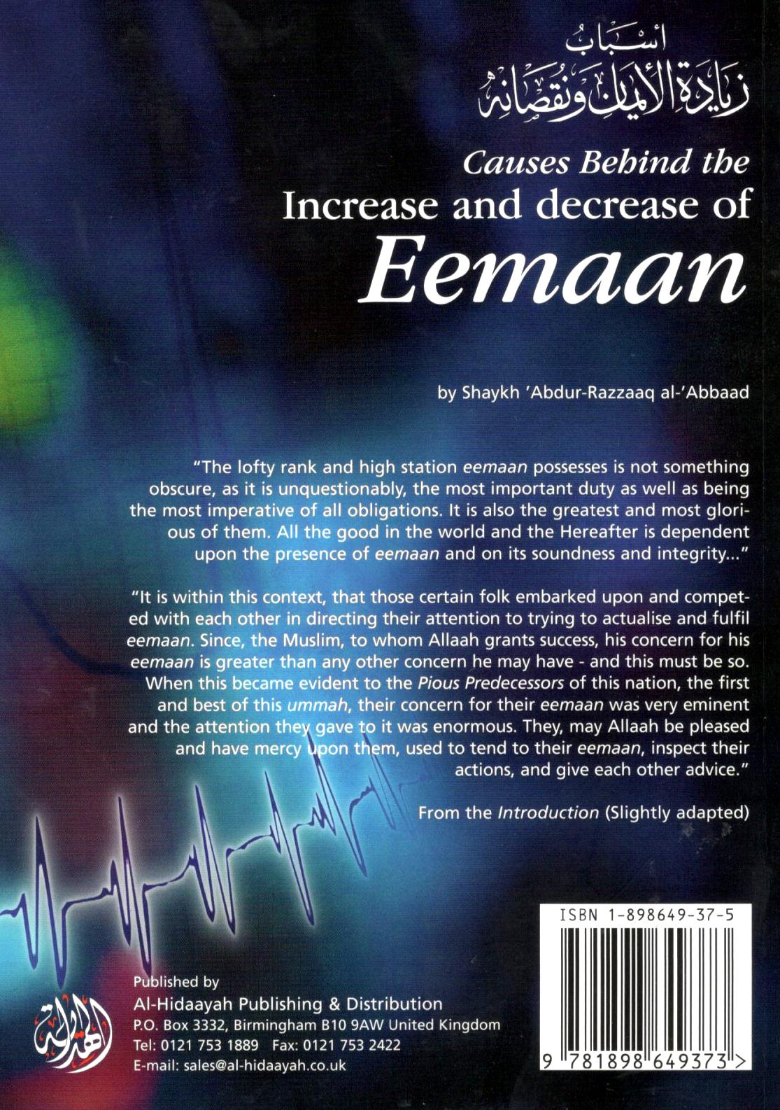 Causes Behind the Increase and Decrease of Eemaan