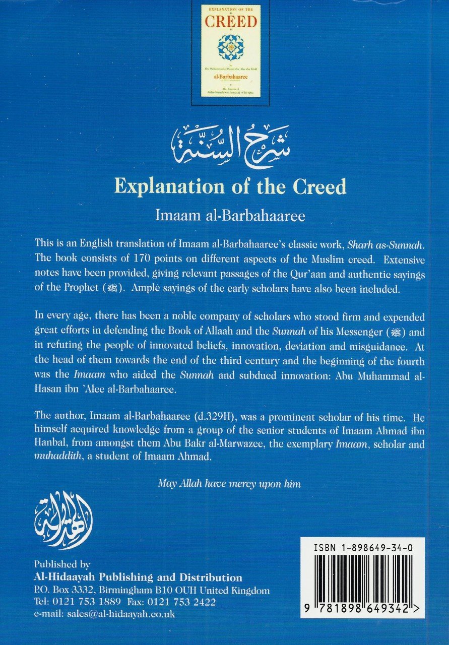 Explanation Of The Creed