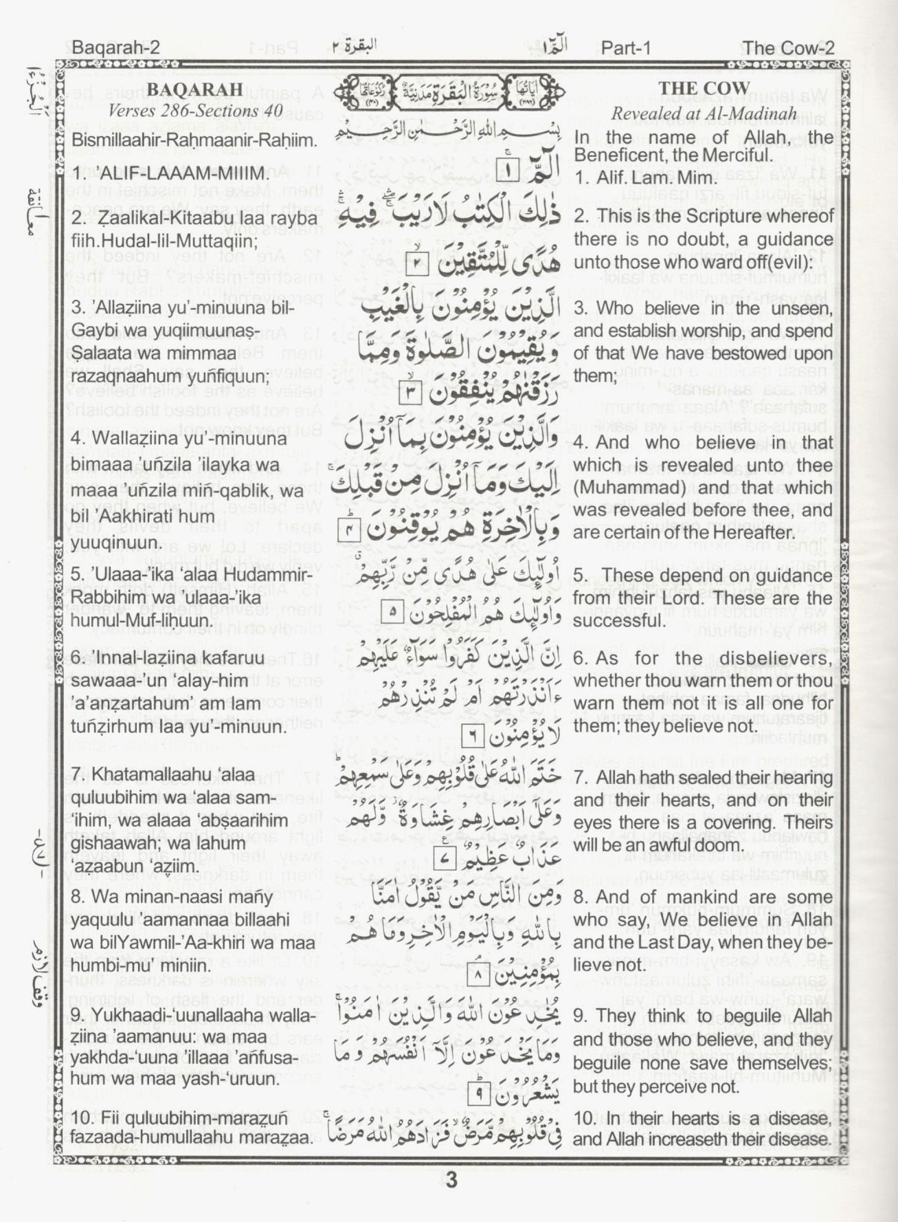 Roman Transliteration of the Holy Quran - Abdullah Yusuf Ali