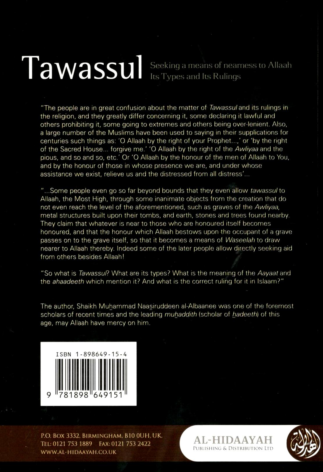 Tawassul - Seeking a Means of Nearness to Allah