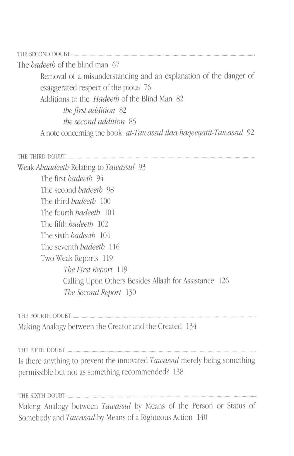 Tawassul - Seeking a Means of Nearness to Allah