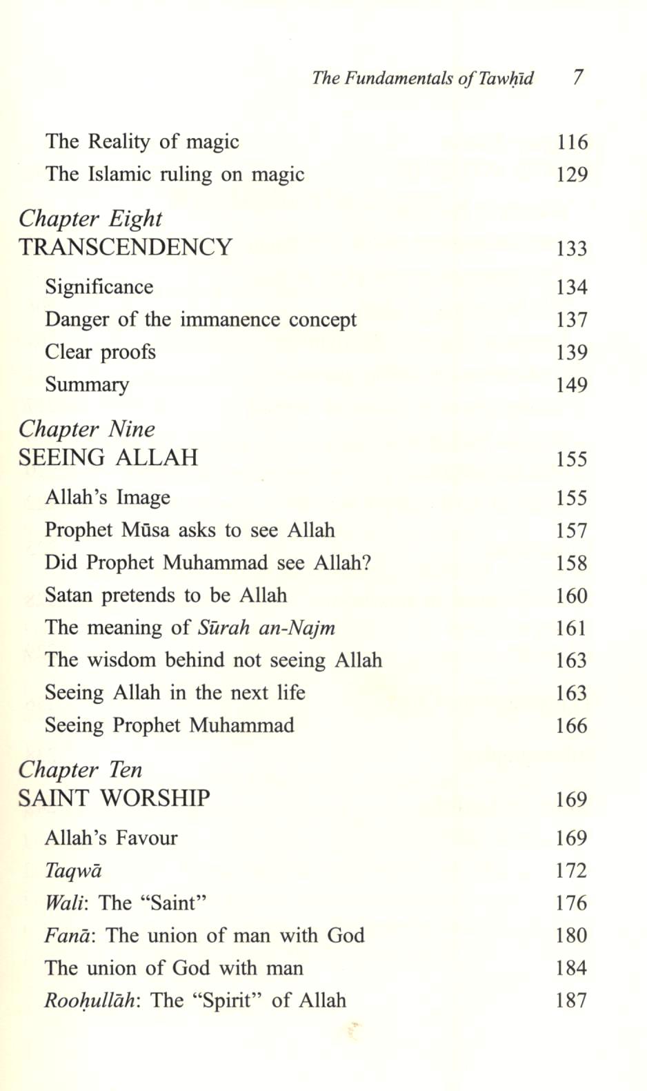 The Fundamentals Of Tawheed: Islamic Monotheism