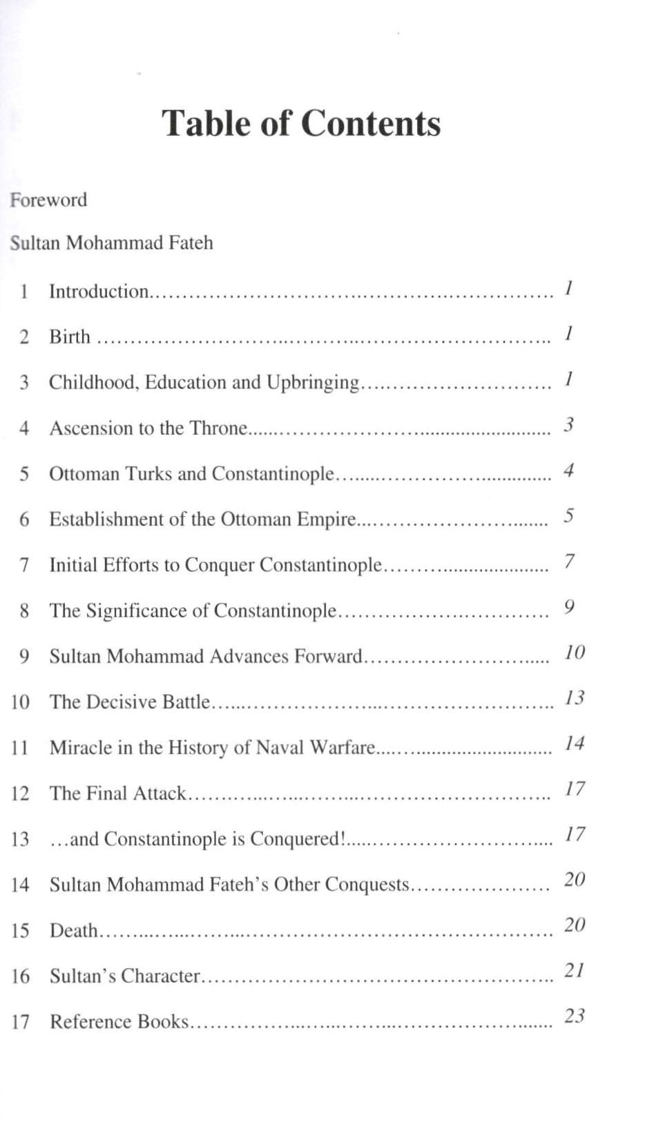 Sultan Muhammad Fateh (Muslim Heroes Series)