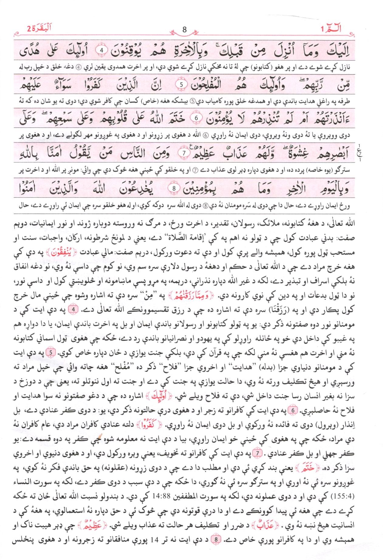The Noble Quran - Pashto Translation