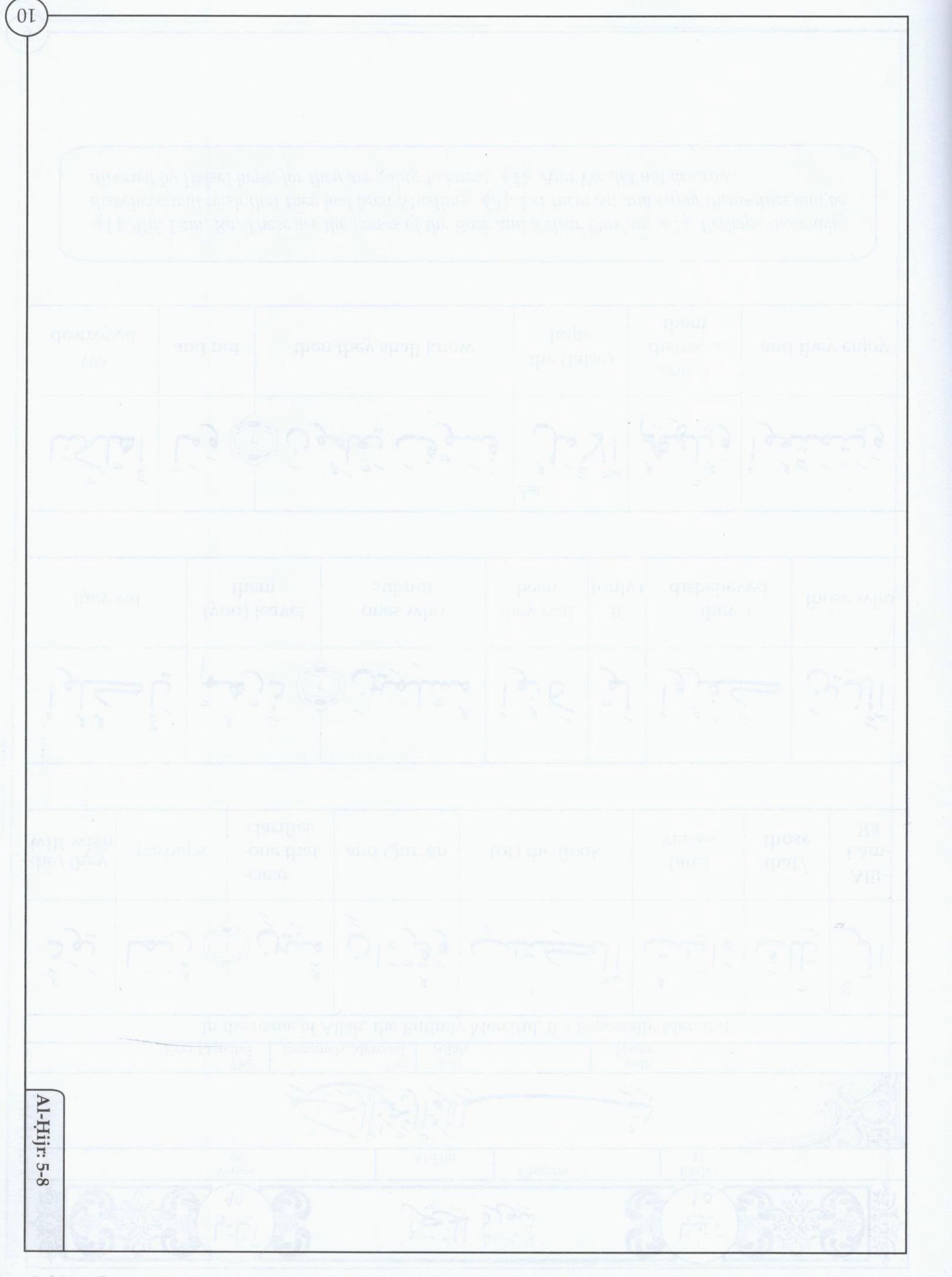 Al Huda Word for Word English Translation - Para 14