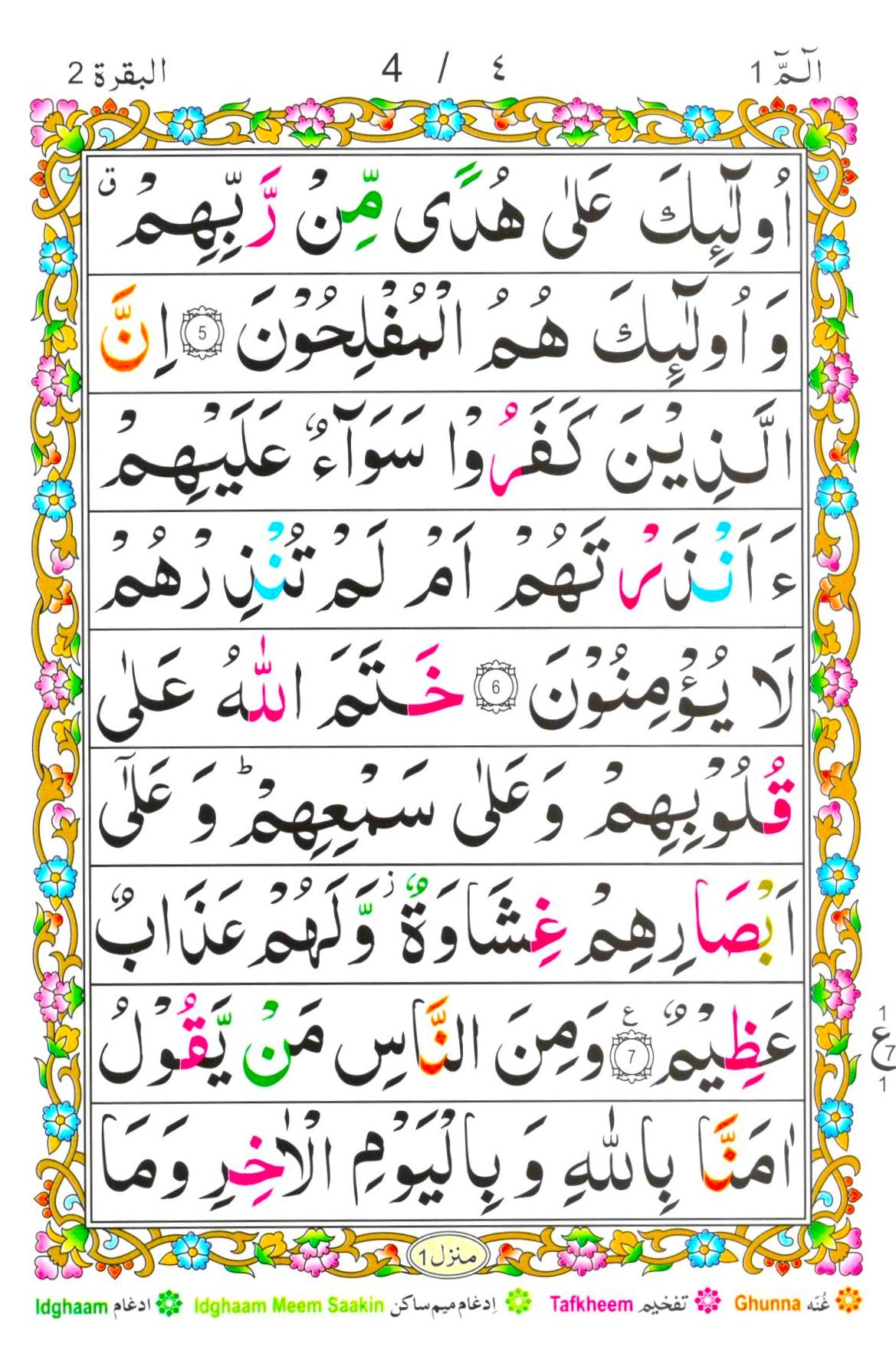 Panjpara Set - Tajweedi - Complete Quran in 6 books
