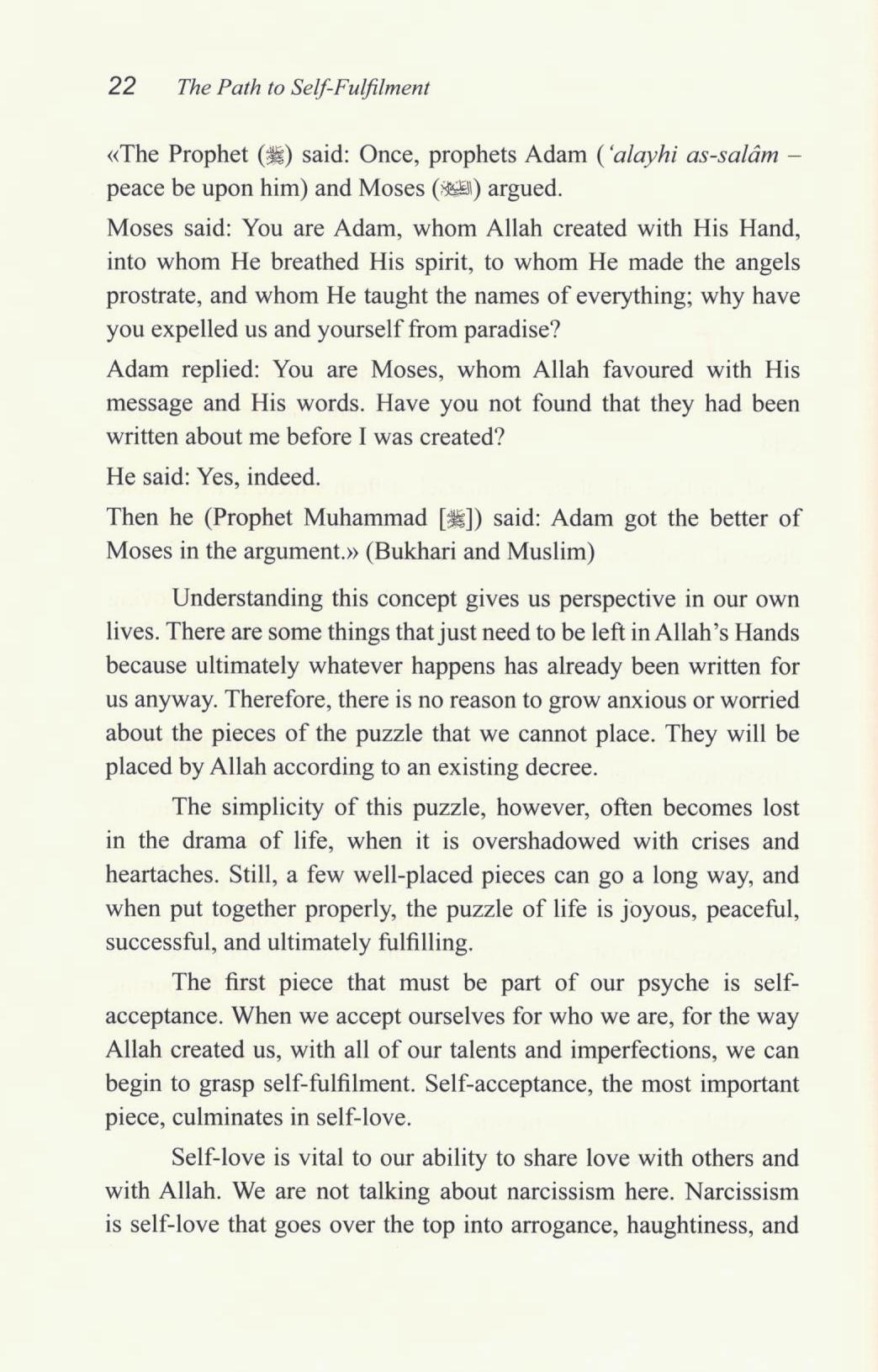 The Path to Self Fulfilment