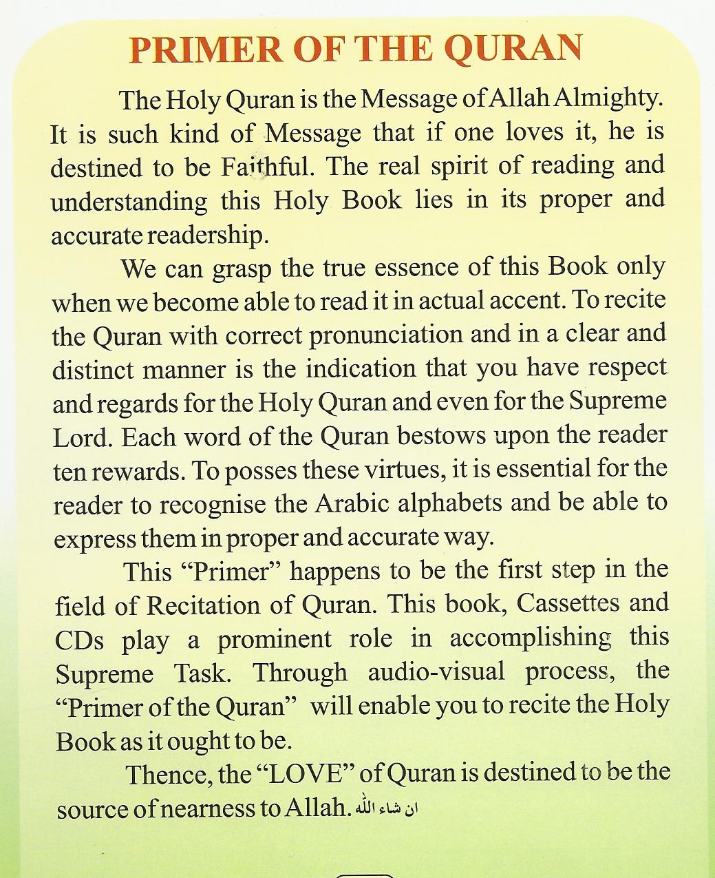 Primer of the Quran