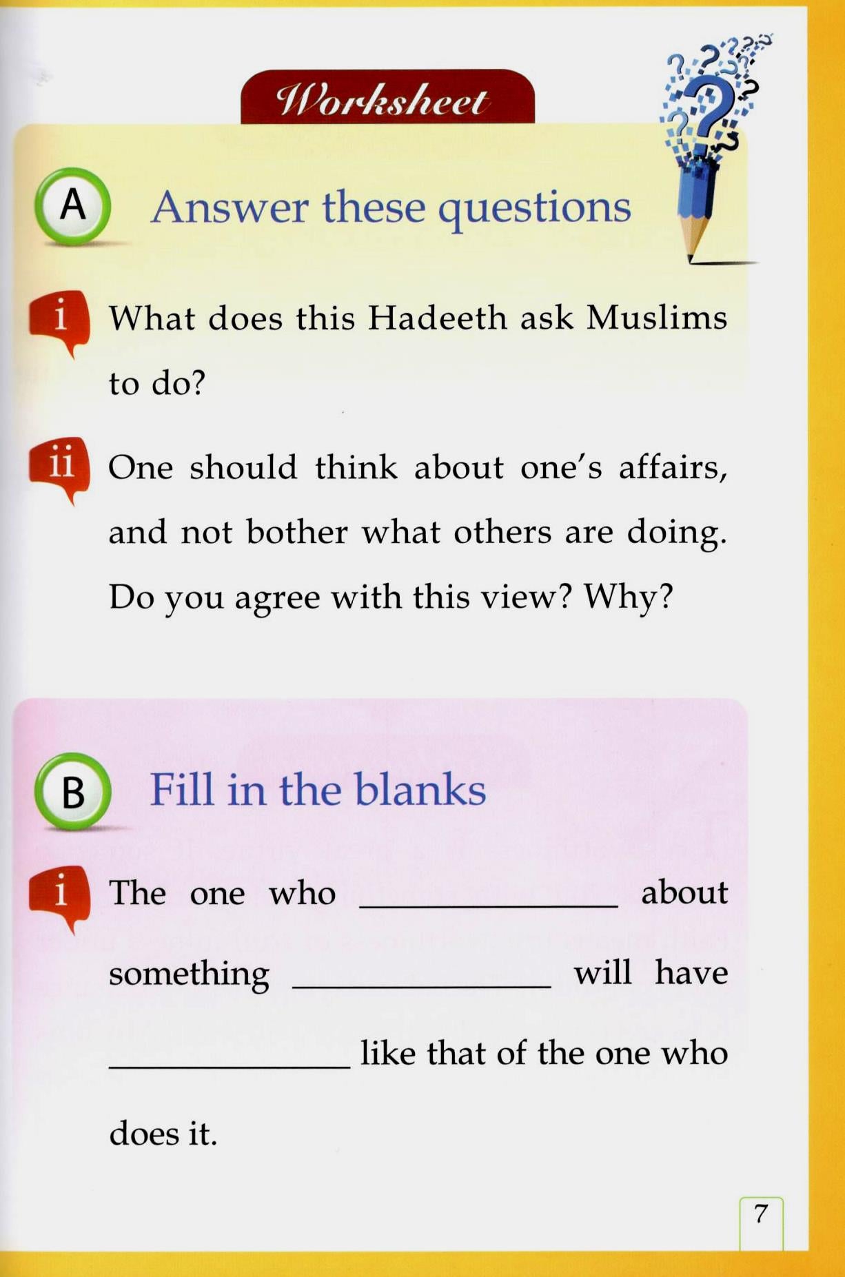 20 Hadith for Kids
