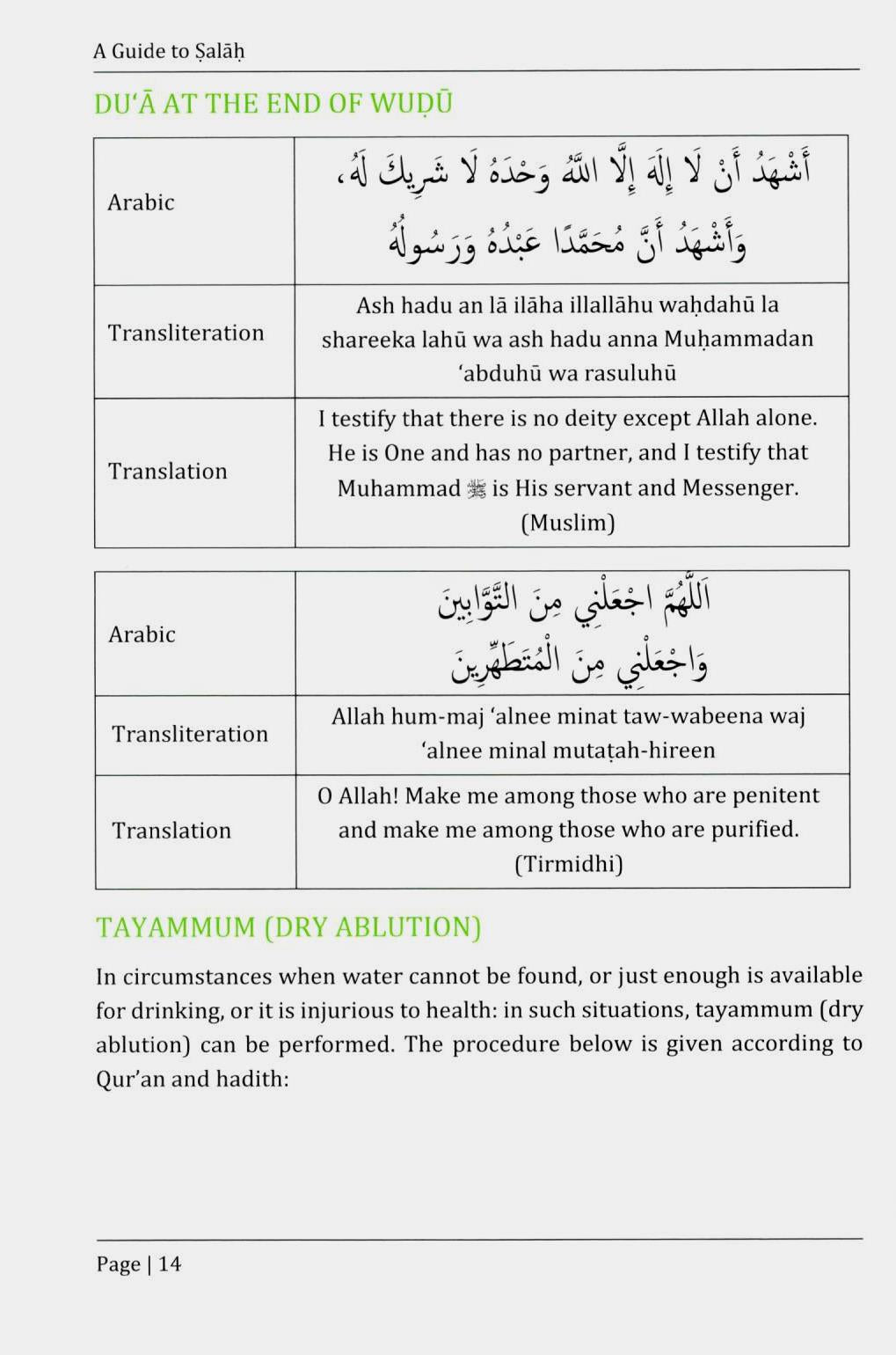 A Guide to Salah
