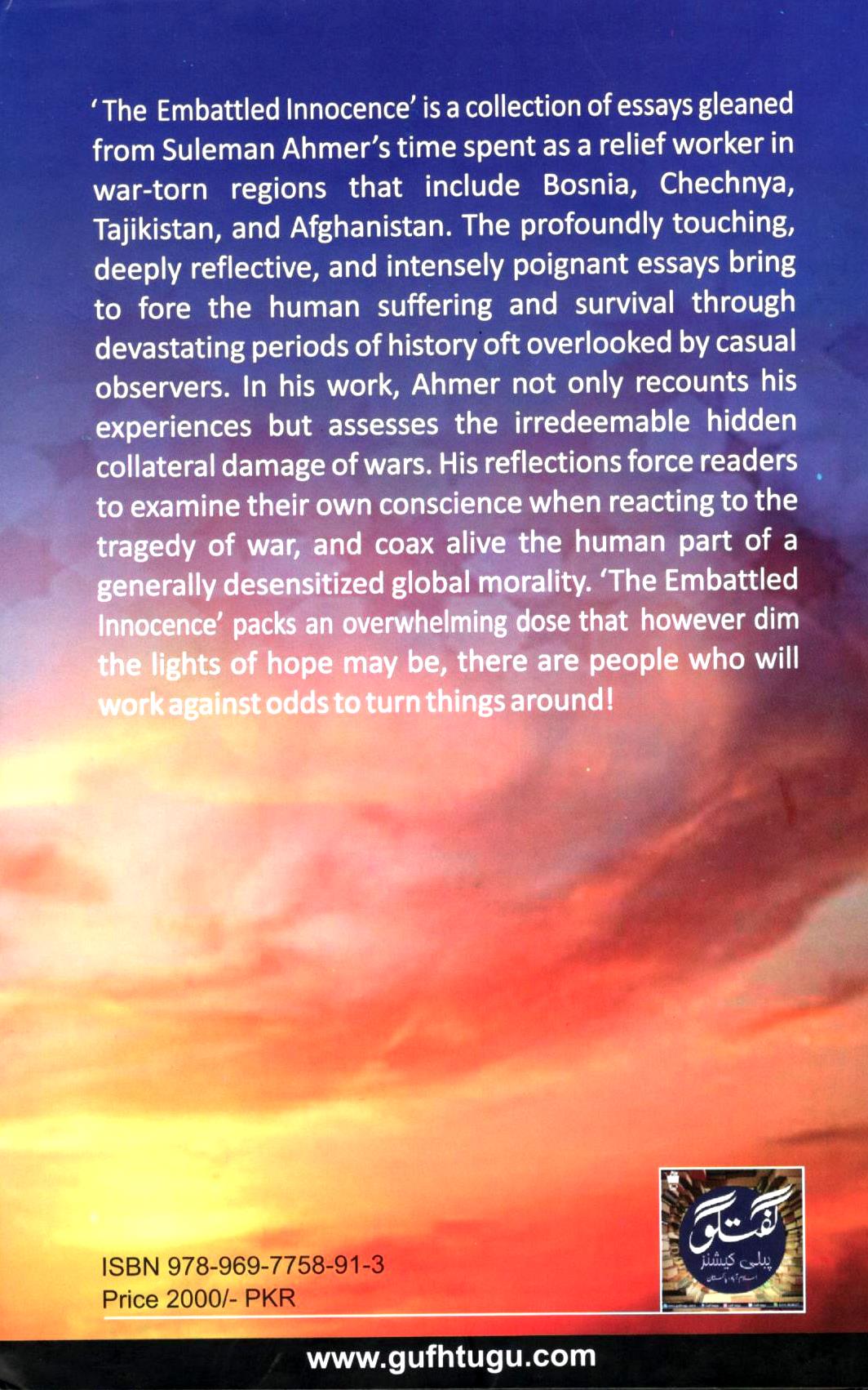 The Embattled Innocence: Reflections of a Muslim Relief Worker