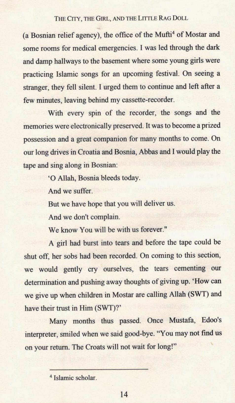 The Embattled Innocence: Reflections of a Muslim Relief Worker