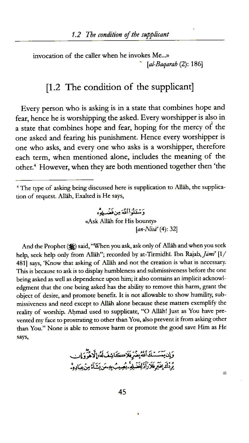 The Relief from Distress: An Explanation to the dua of Prophet Yunus