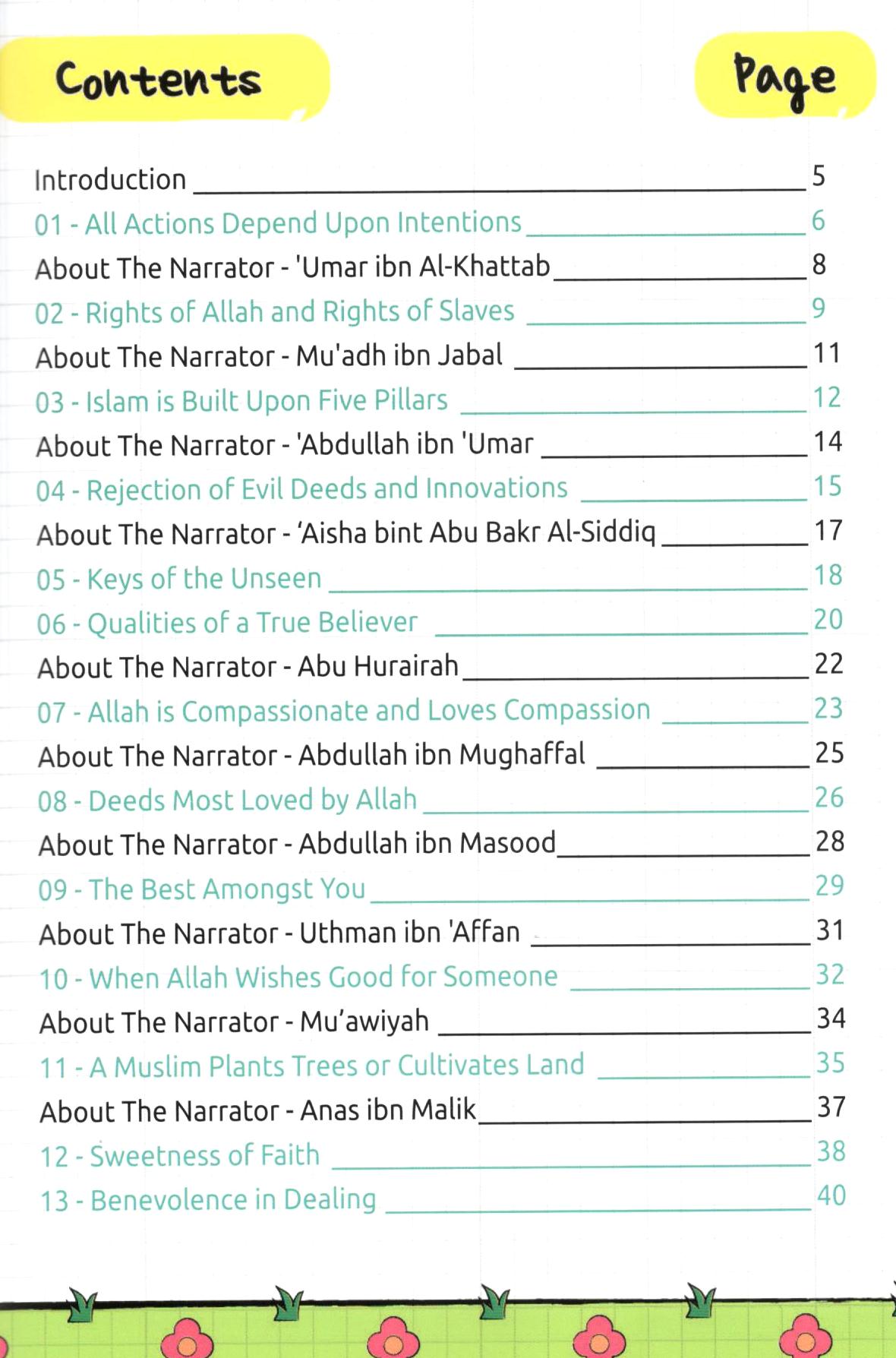 30 Hadith for Young Muslims