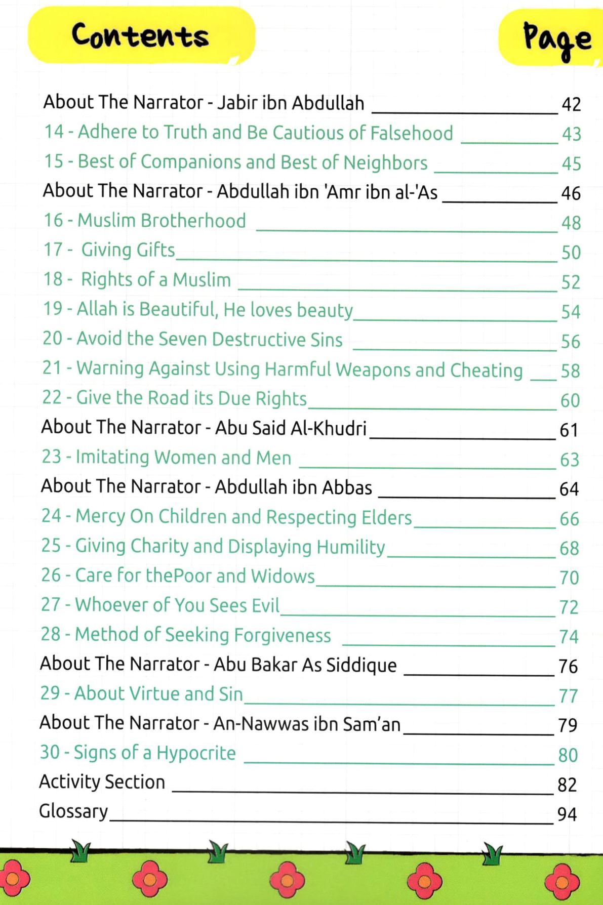 30 Hadith for Young Muslims