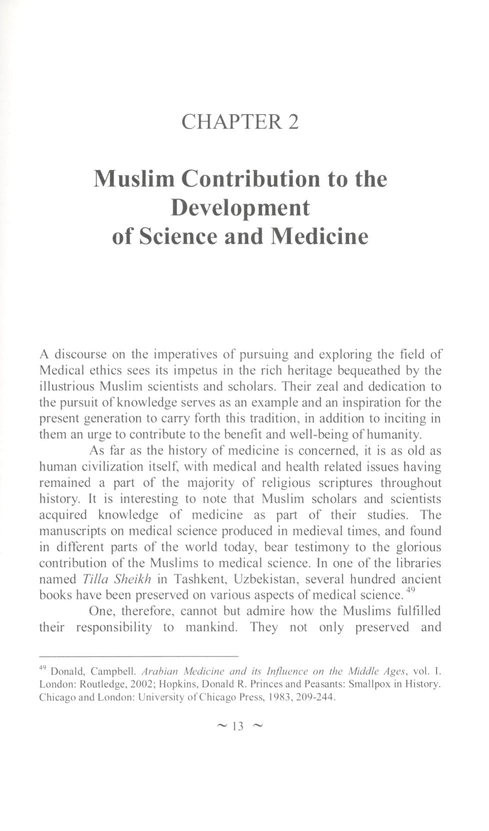 Medical Ethics an Islamic Perspective
