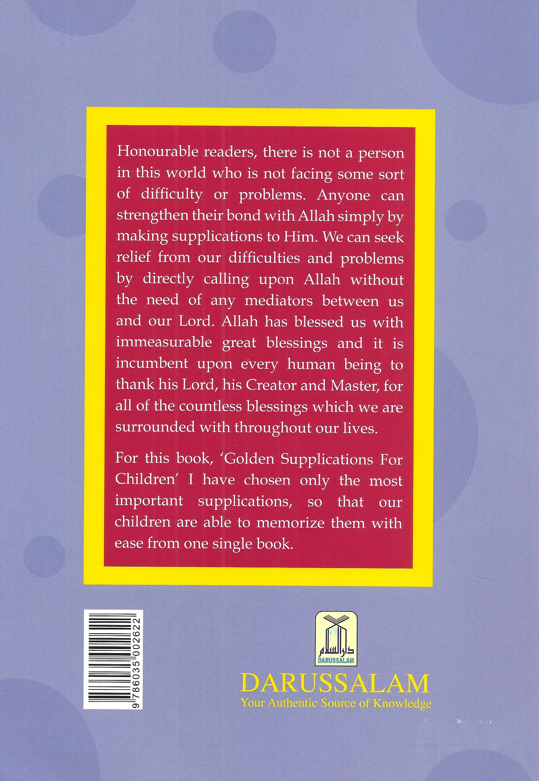 Golden Supplications For Children