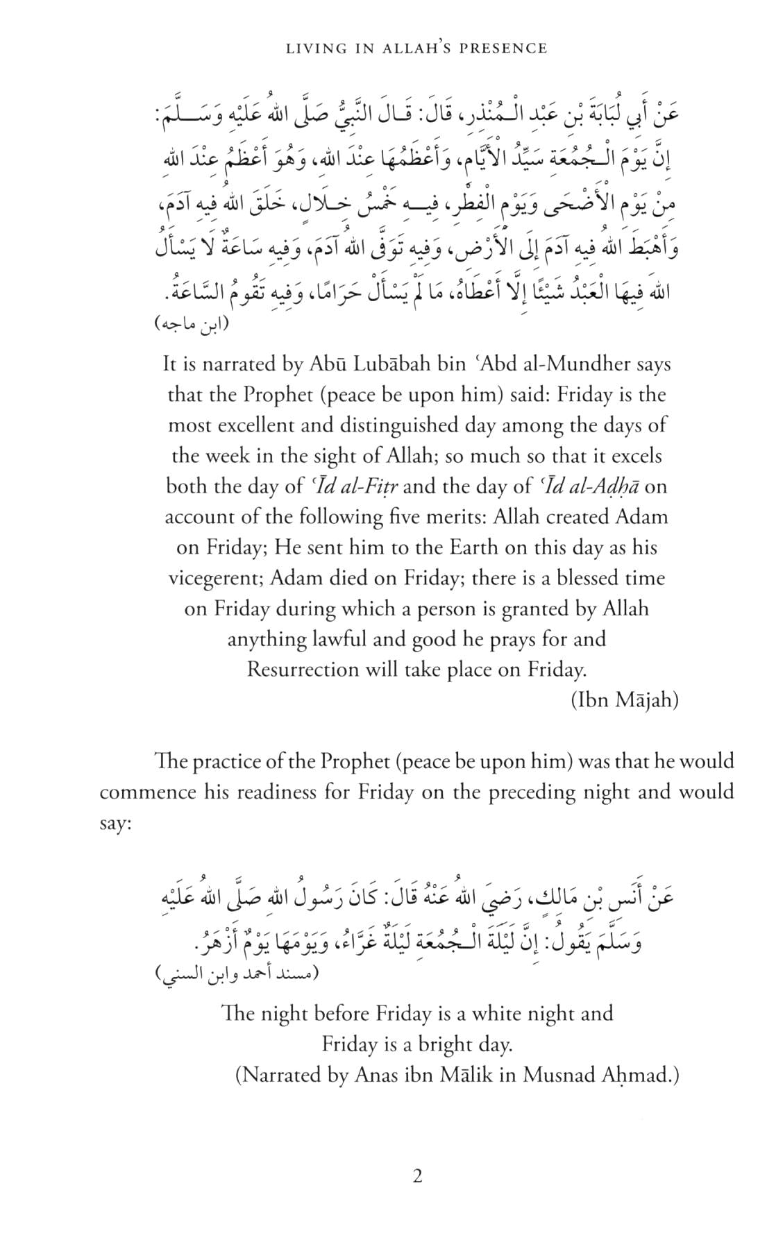 Living In Allah's Presence - Aspects of Islamic Spirituality