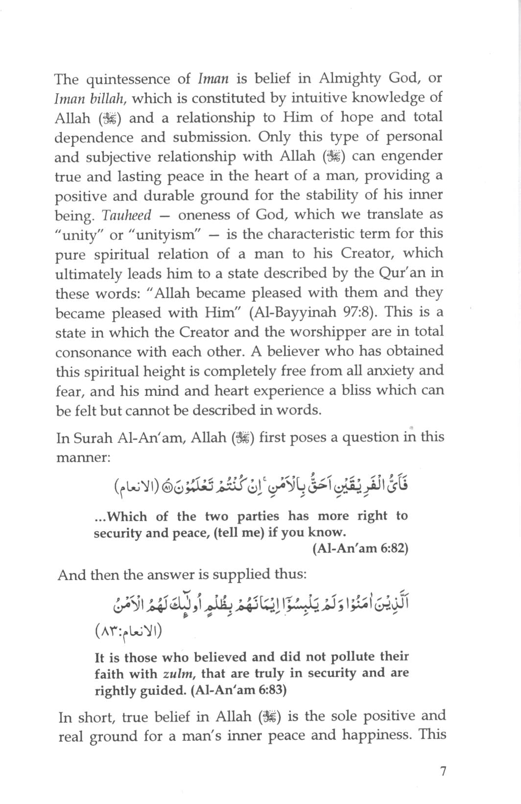 The Quran And World Peace