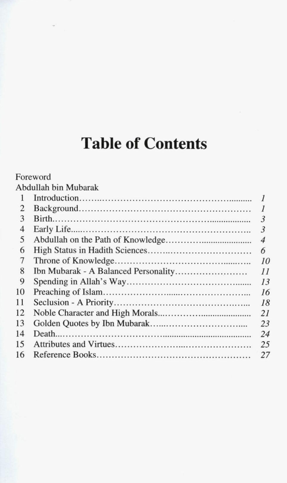 Abdullah Bin Mubarak - A Great Scholar (Muslim Heroes Series)