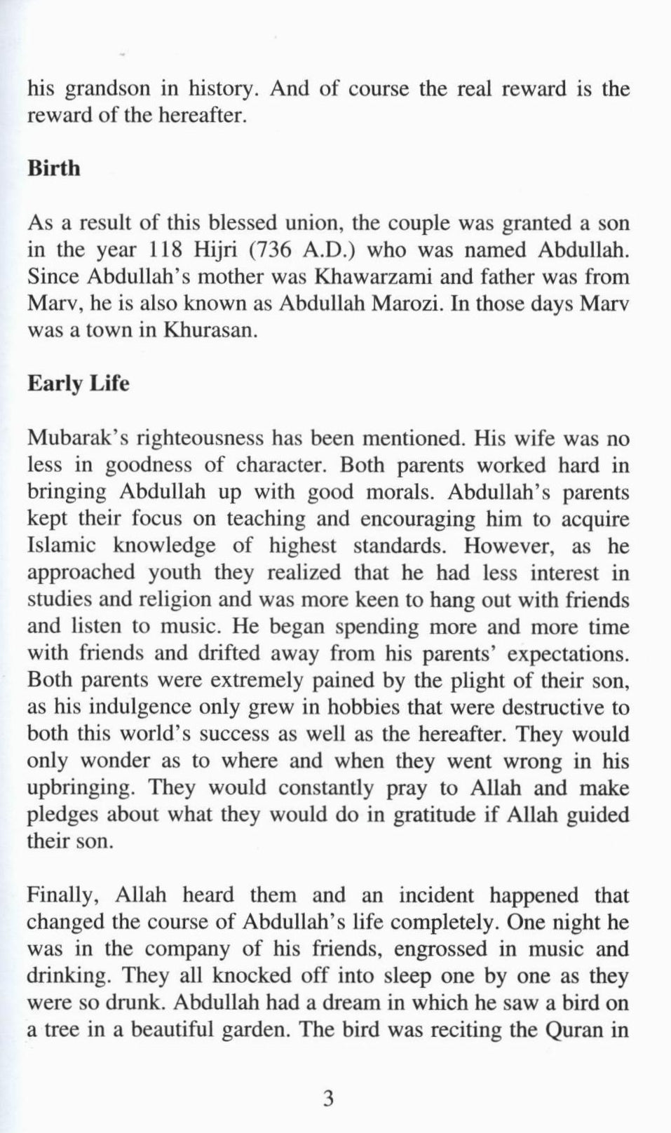 Abdullah Bin Mubarak - A Great Scholar (Muslim Heroes Series)
