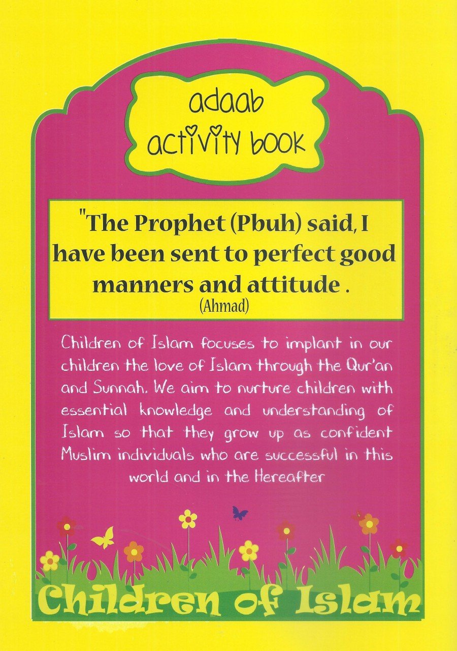 Adaab Activity Book (Age 7 and above)