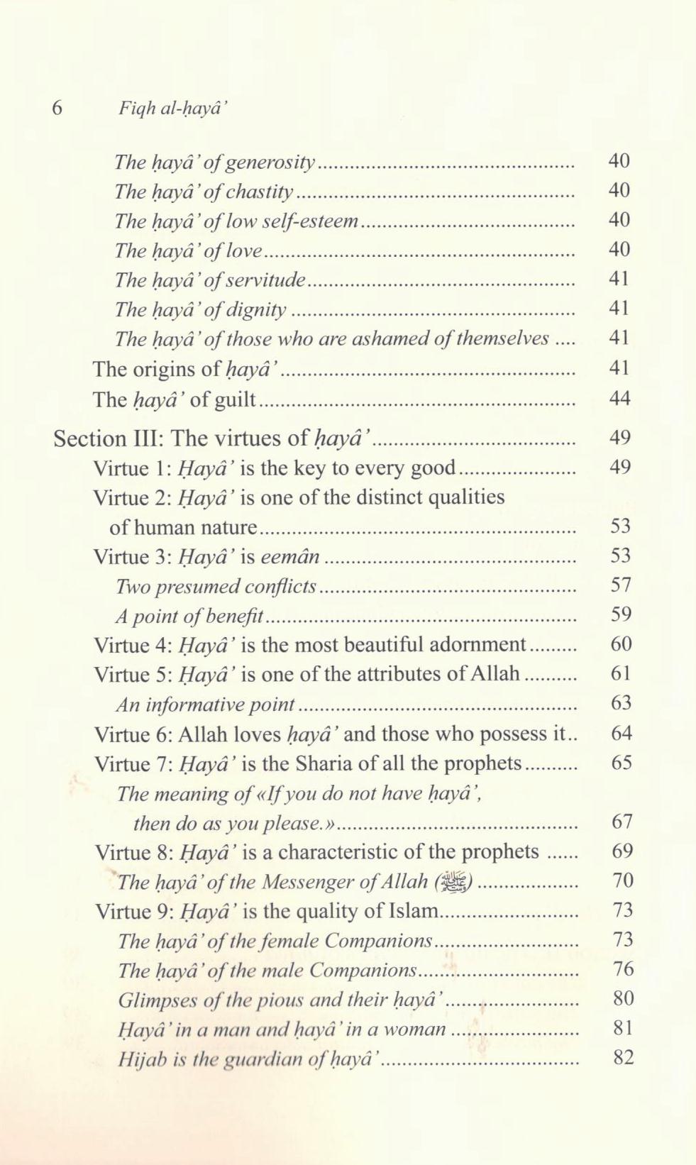 Fiqh al Haya (Understanding The Islamic Concept of Modesty)