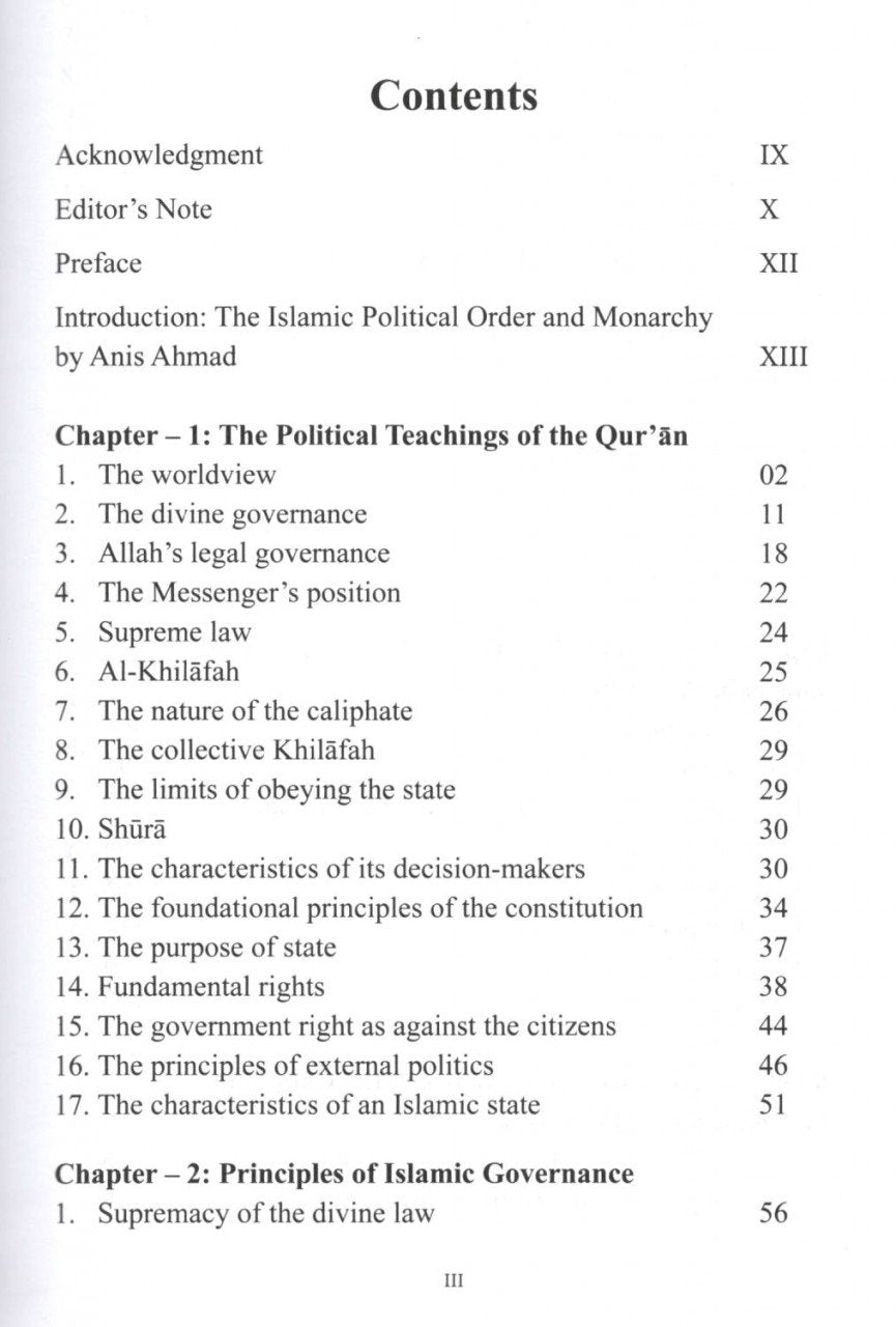 Islams Political Order - The Model Deviations & Muslim Response