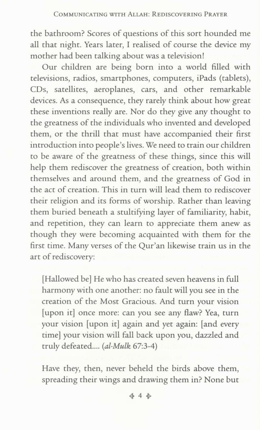 Communicating with Allah: Rediscovering Prayer