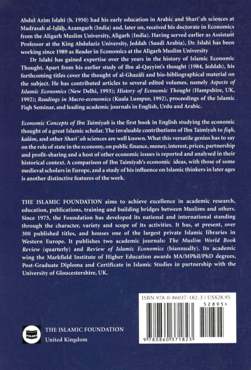 Economic Concepts of Ibn Taimiyah