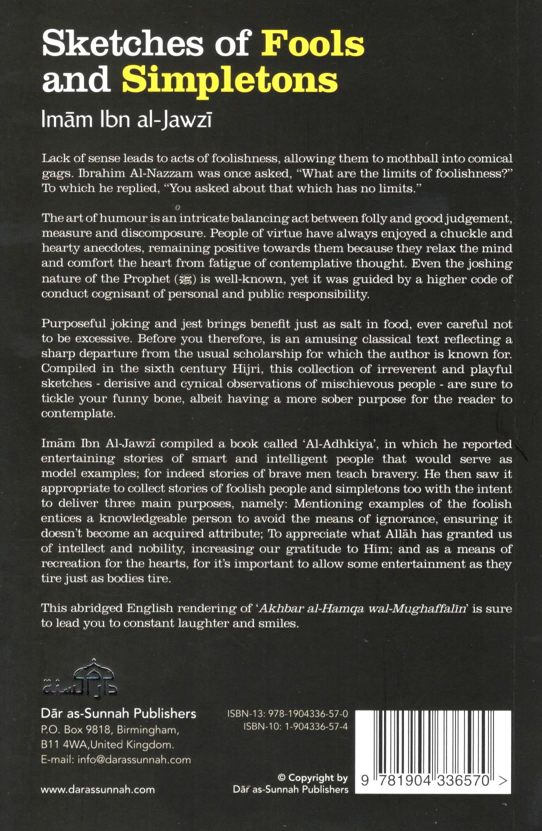 Sketches of Fools and Simpletons