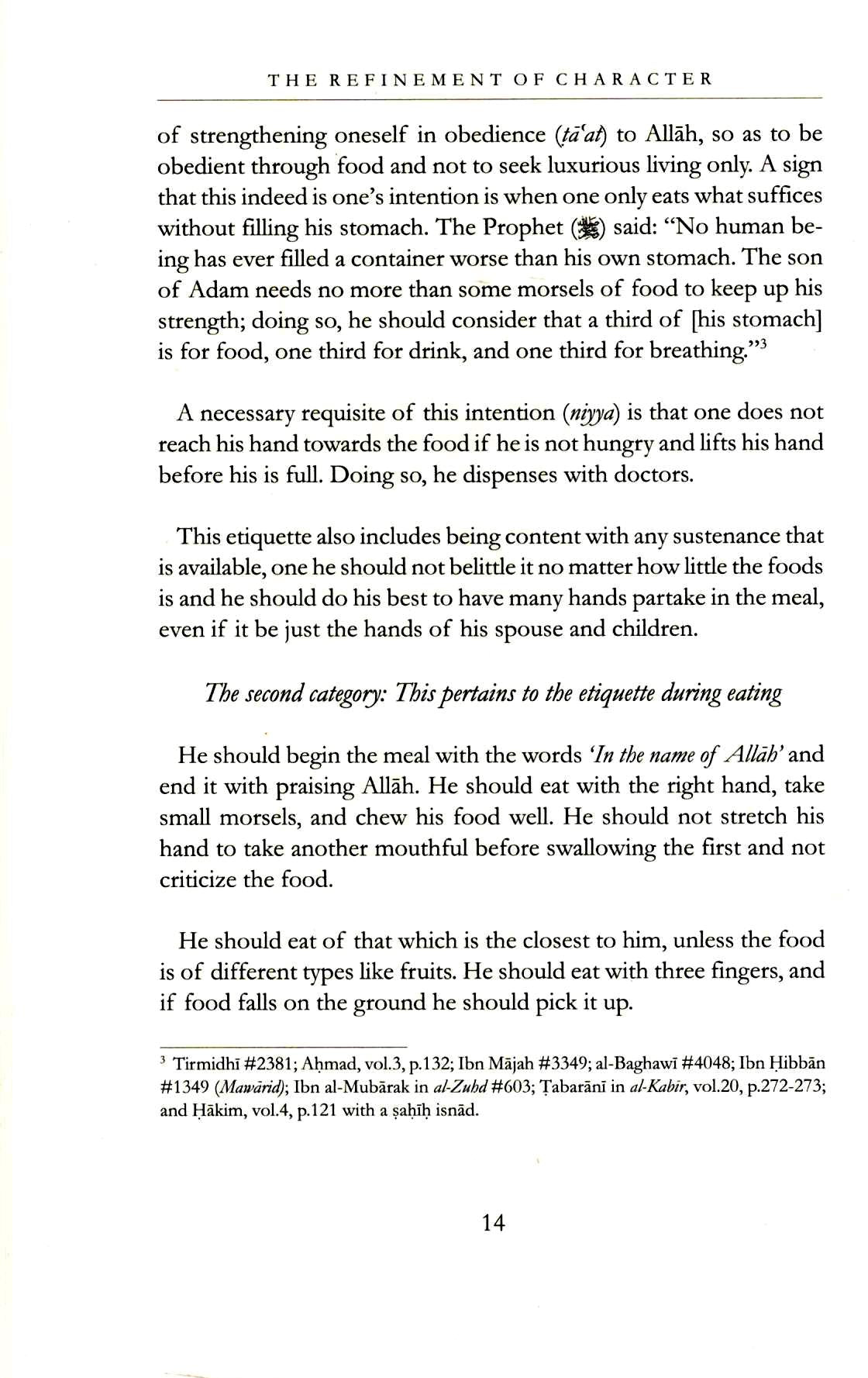 The Refinement of Character