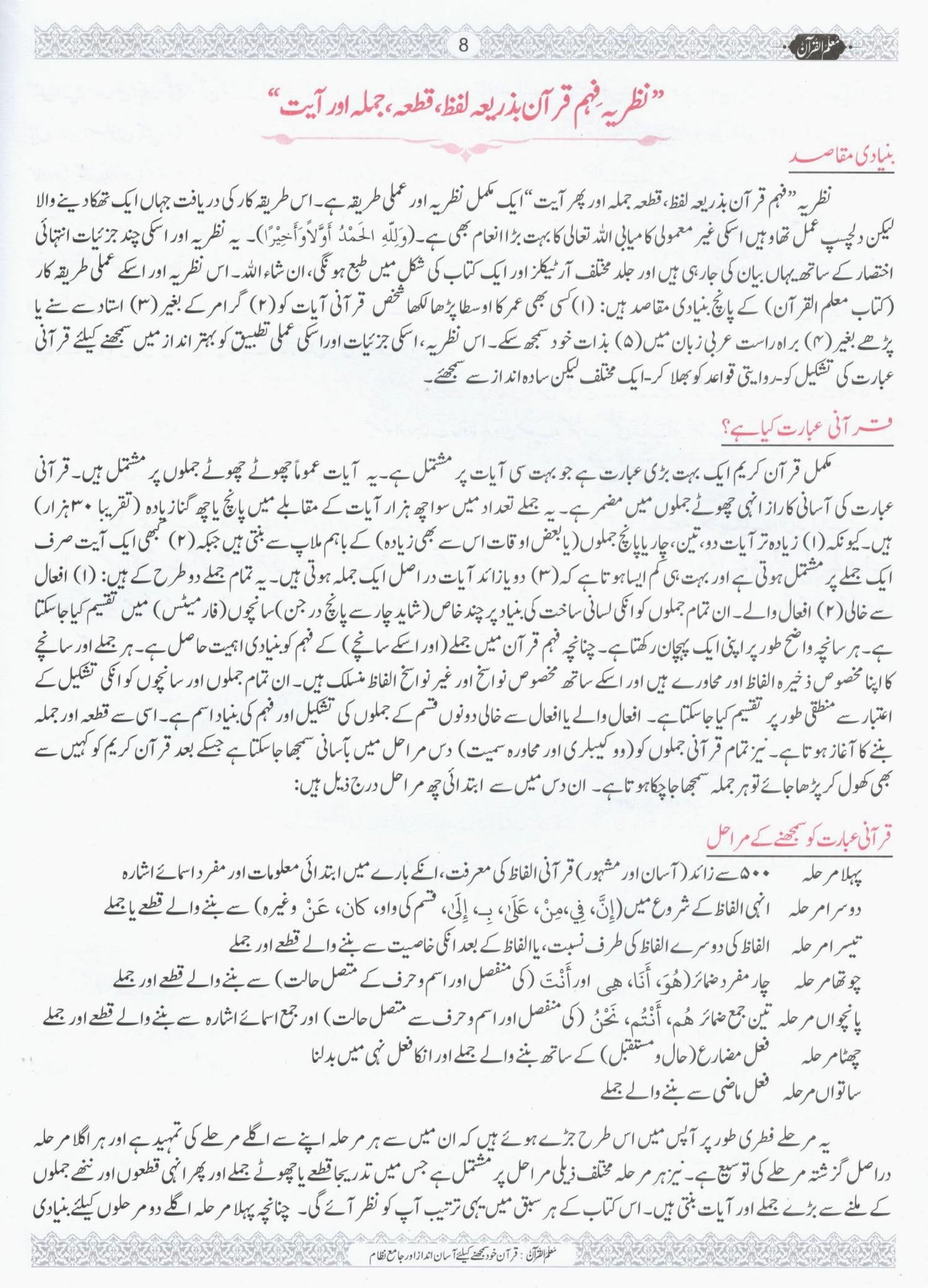 Muallim ul Quran - Set (Vol 1+2+3+4) | مُعلمُ القرآن سیٹ