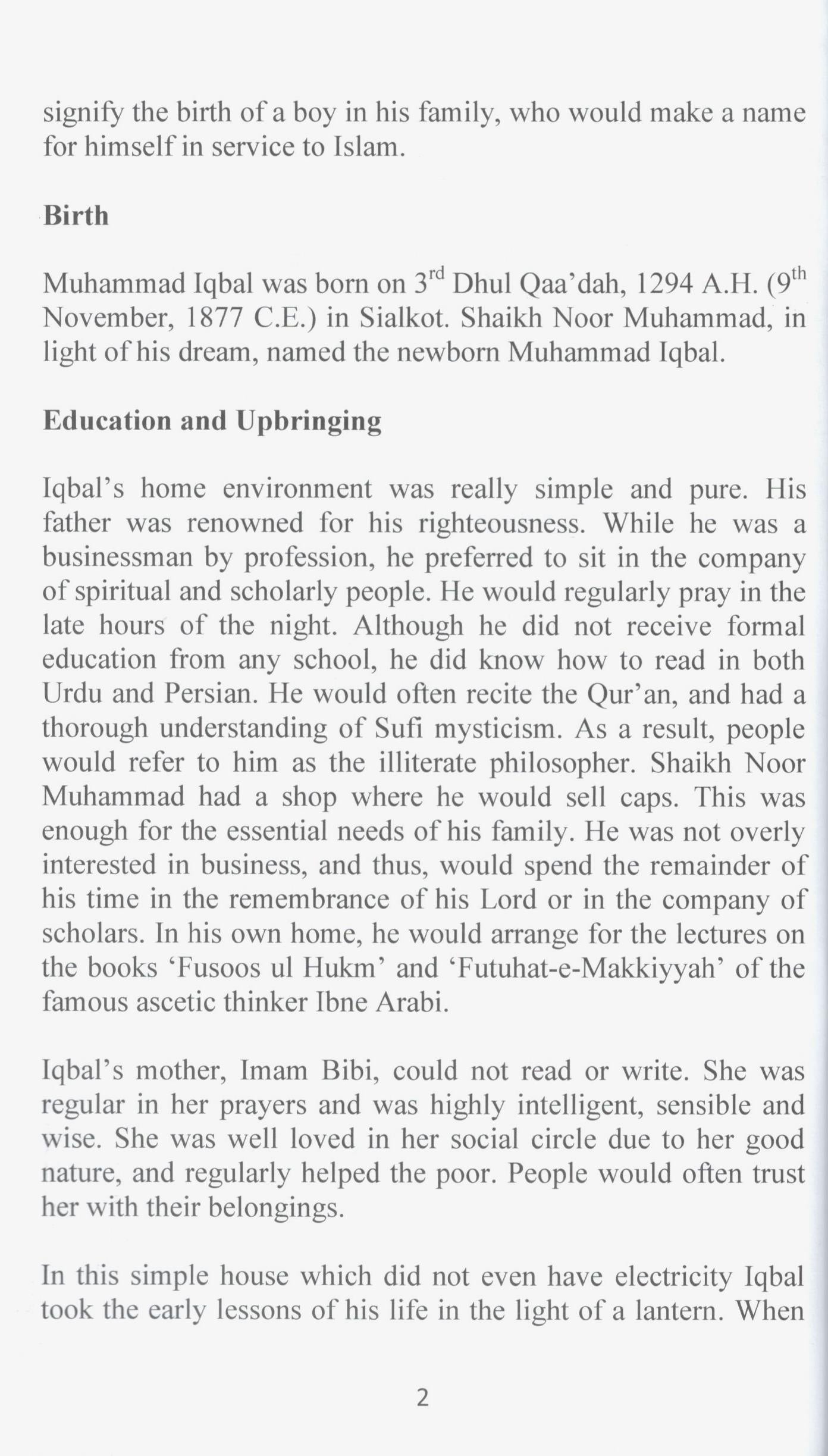 Allama Iqbal's Thought (Muslim Heroes Series)