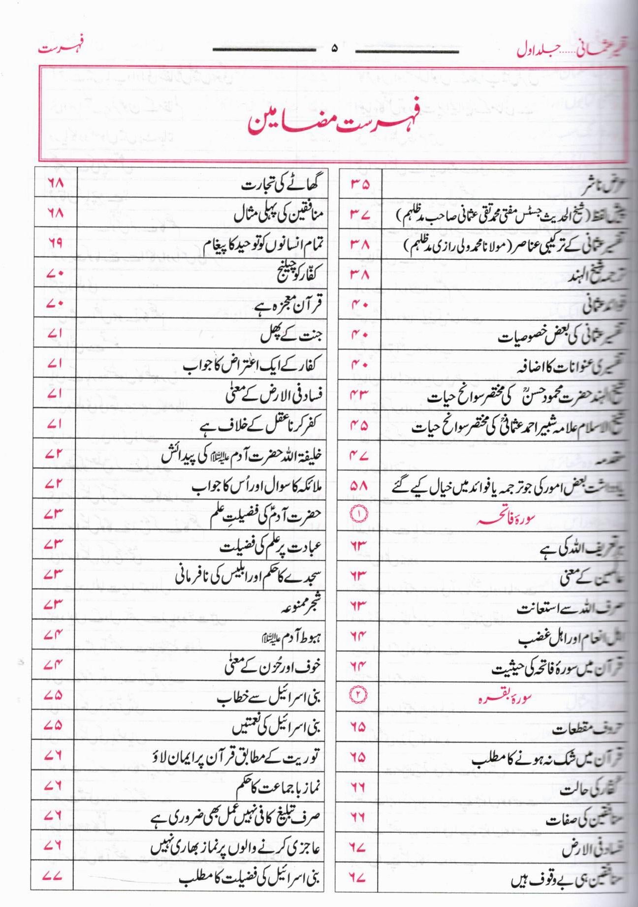 تفسیر عثمانی - ٢ جلدیں