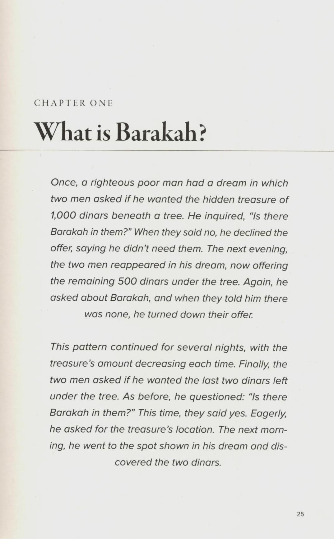 The Barakah Effect - More with Less