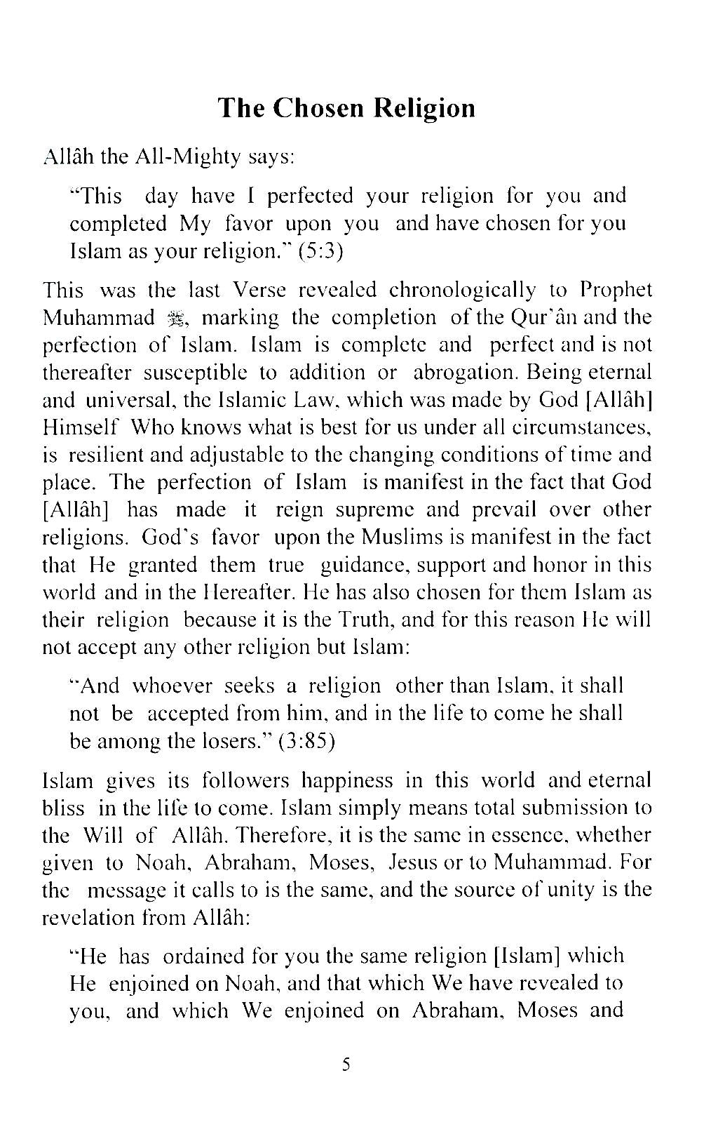 A Glimpse At The Beauty Of Islam