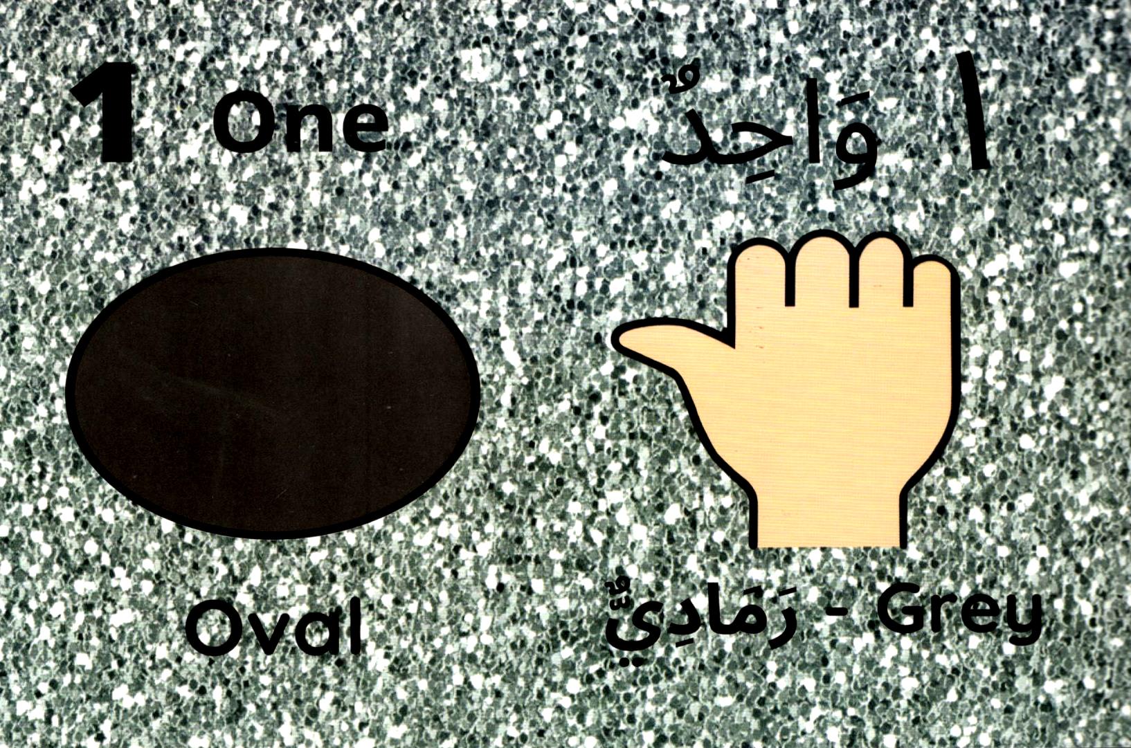 My First Book of Colours Numbers And Shapes | English-Arabic
